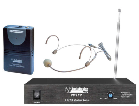 Audio Design PMV 111BP Microfono Wireless ad Archetto