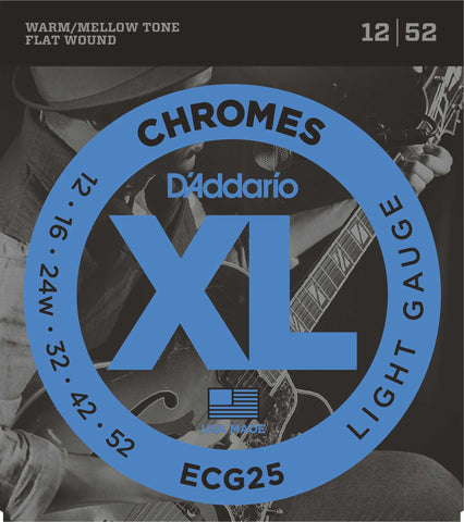 D'addario ECG24 Chrome Liscia Elettrica 11-50