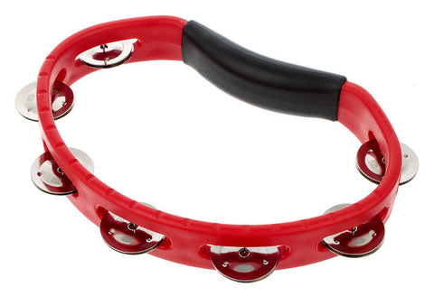 Meinl HTR Hand Tambourine Stainless Steel Rosso