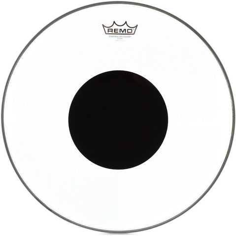 Remo Controlled Sound Clear Black Dot 16
