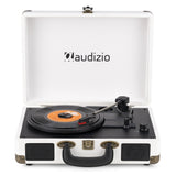 Audizio RP116CR Giradischi a Valigetta con Bluetooth IN/OUT Crema