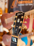 Gibson J-185 EC Custom dettaglio fondo acero fiammato