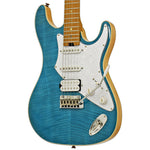 Aria Pro II HRC Hot Rod 714-MK2 Chitarra Elettrica Strato Turquoise Blue