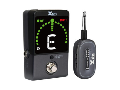 X-Vive P58 Black Accordatore Trasmettitore Wireless per Chitarra