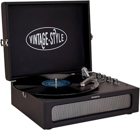 AIWA VPX-1971BK Giradischi Vintage Style Black