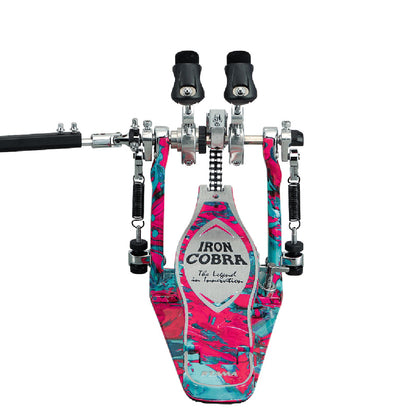 Tama HP900PWMCS Iron Cobra 900 Marble Limited Edition Coral Swirl Doppio Power Glide