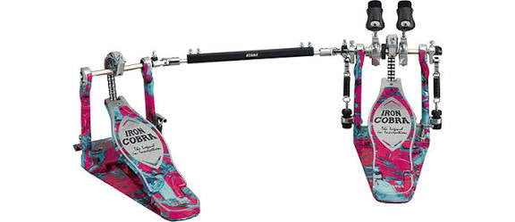 Tama HP900PWMCS Iron Cobra 900 Marble Limited Edition Coral Swirl Doppio Power Glide