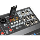 Vonyx VMM-K602 Mixer 6 Canali