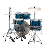 Tama Imperialstar 5pz IP52H6W-HLB Hairline Blue con Meinl HCS