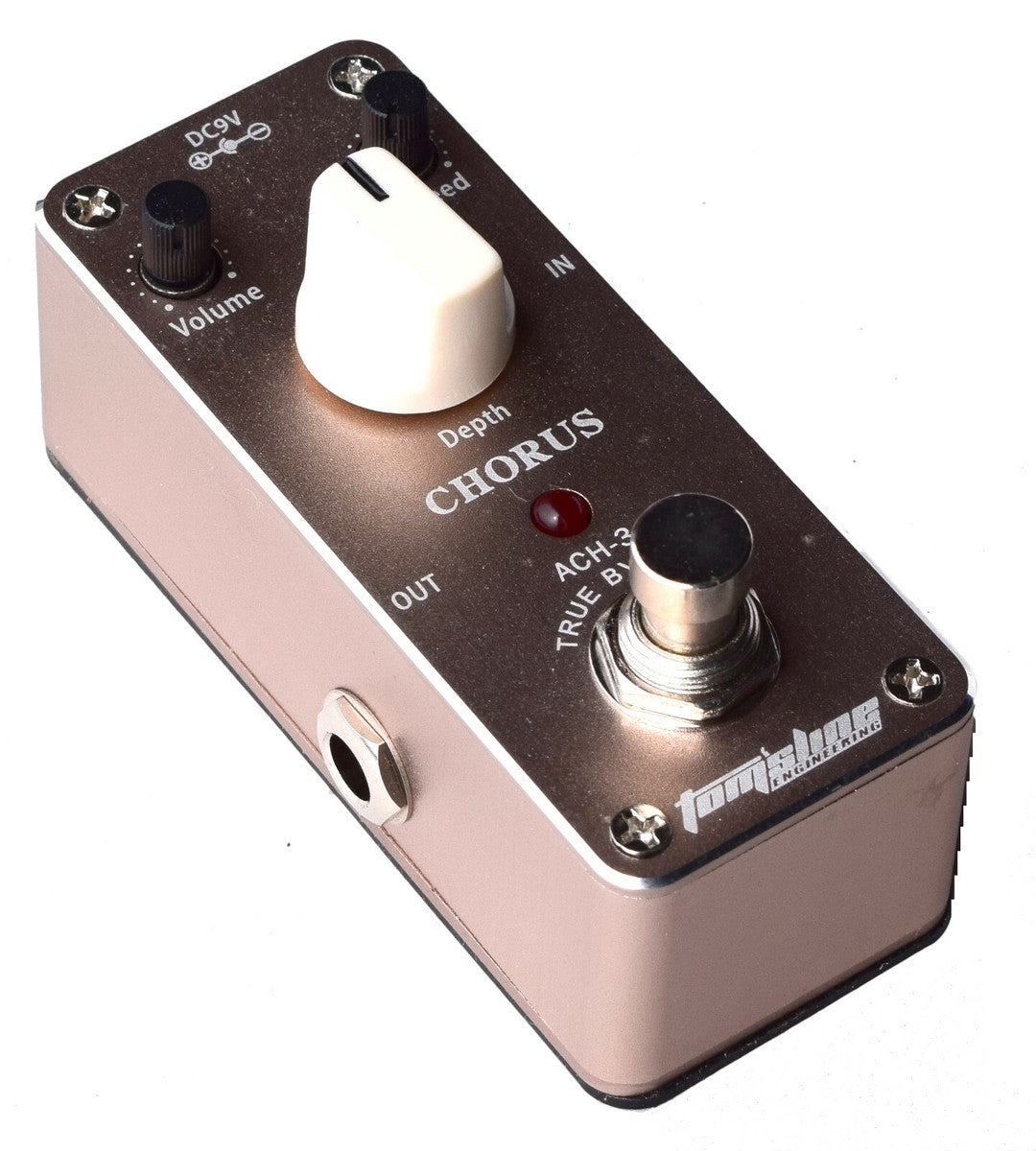 Tomsline ACH3 - vista frontale del pedale chorus micro