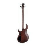 Cort Artisan B4 Element FL Open Pore Trans Black Basso Fretless