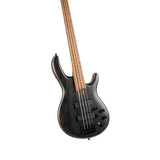 Cort Artisan B4 Element FL Open Pore Trans Black Basso Fretless