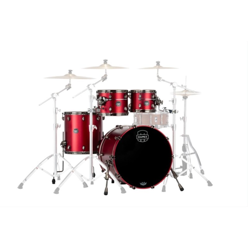 Mapex SE529XBBPA Saturn Evolution Birch Rock 4 Pezzi Tuscan Red