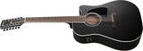 Vista del top solid okoume della Ibanez AW8412CE-WK