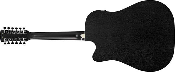 Retro del corpo dreadnought cutaway Ibanez AW8412CE-WK