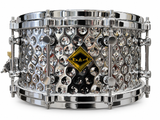 Dam Drums DDRC4 Rullante 14x6,5" Acciaio Martellato Pelli Remo USA