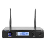 Vonyx WM61B Microfono Wireless UHF 16 Canali Bodypack ad Archetto