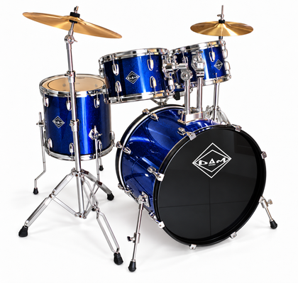 Dam DDP22BL Batteria Completa Blue Sparkle