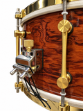 Dam Drums DDCW3 Rullante 14x6,5" Bubinga Cerchi Ottone Pelli Remo USA