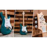 PRS SE Silver Sky Maple Nylon Blue