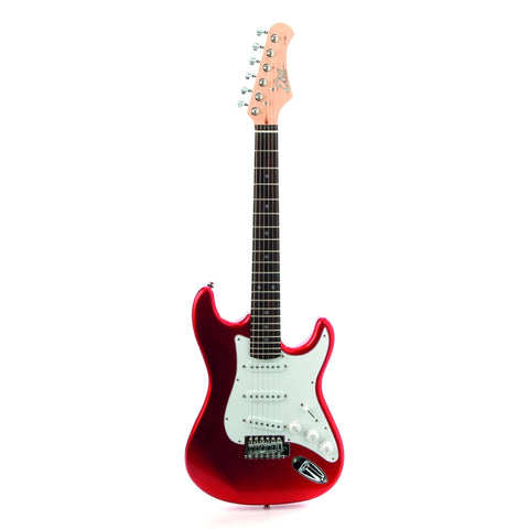 Eko S-100 Stratocaster 3/4 Chrome Red