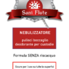 Sani Spray Cleaner per sanificare ed igenizzare il flauto