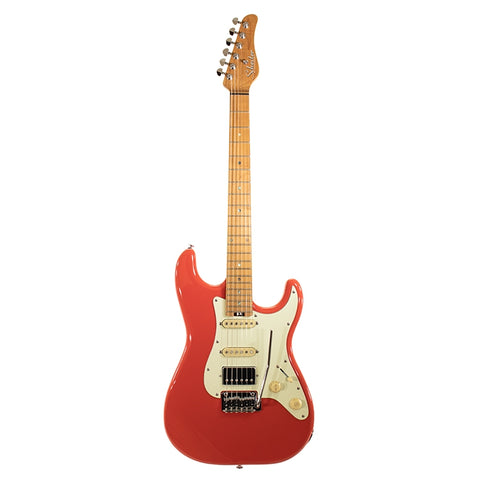 Schecter Route 66 Santa Fe HSS Sunset Red
