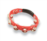Latin Percussion LP151 Tamburelli Cyclop hand held Sonagli in acero, rosso