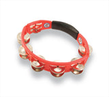Latin Percussion LP151 Tamburelli Cyclop hand held Sonagli in acero, rosso