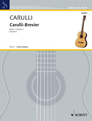 Carulli-Brevier Volume 1 Ed. Schott