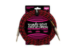 Ernie ball 6396 Jack Intrecciato 5.5m Red