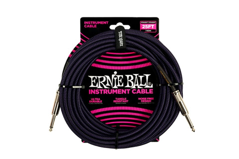 Ernie ball 6397 Jack Intrecciato 7.5m Black
