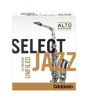 Rico Select Jazz 2 Hard Alto Sax Unfiled