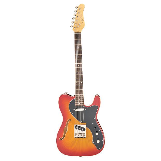 Jay Turser Tele Thinline Style JT-LTCRUSDLX Electric Guitar