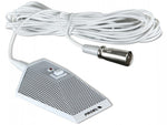 PROEL MIC62W white microfono bianco da tavolo dinamico con tasto