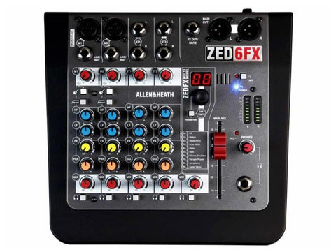 Allen&Heath ZED6FX Mixer 6 Canali