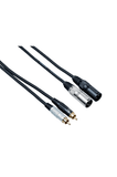 Bespeco 2 RCA XLR 3mt EAY2X2R300