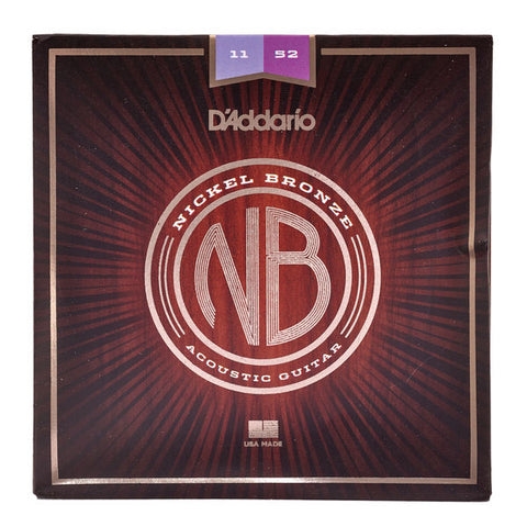 D'addario NB1152 Nickel Bronze Acustica 11-52