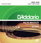D'addario EZ890 Bronze Acustica 85/15