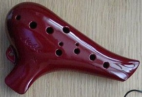 Noble OCARINA-RD Ocarina in Plastica rossa