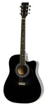 Dam Dreadnought Acustica Elettrificata Black